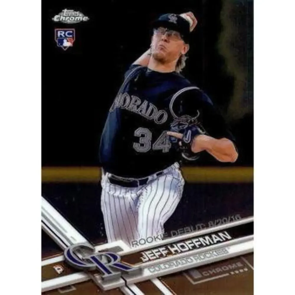 2017 Topps Chrome Update Jeff HoffmanÂ RD HMT76 Colorado Rockies